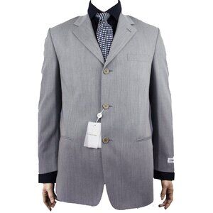 NEWT 100%AUTH CERRUTI 1881 ITAY LIGHT WOOL BLEND JACKET BLAZER COAT IT54R US44R